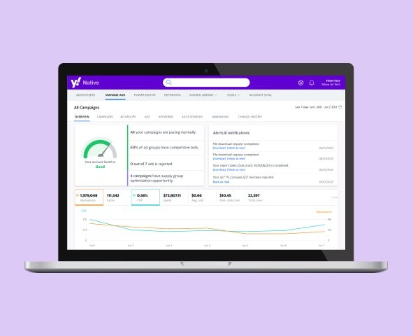 Buy Yahoo Native Ads Account