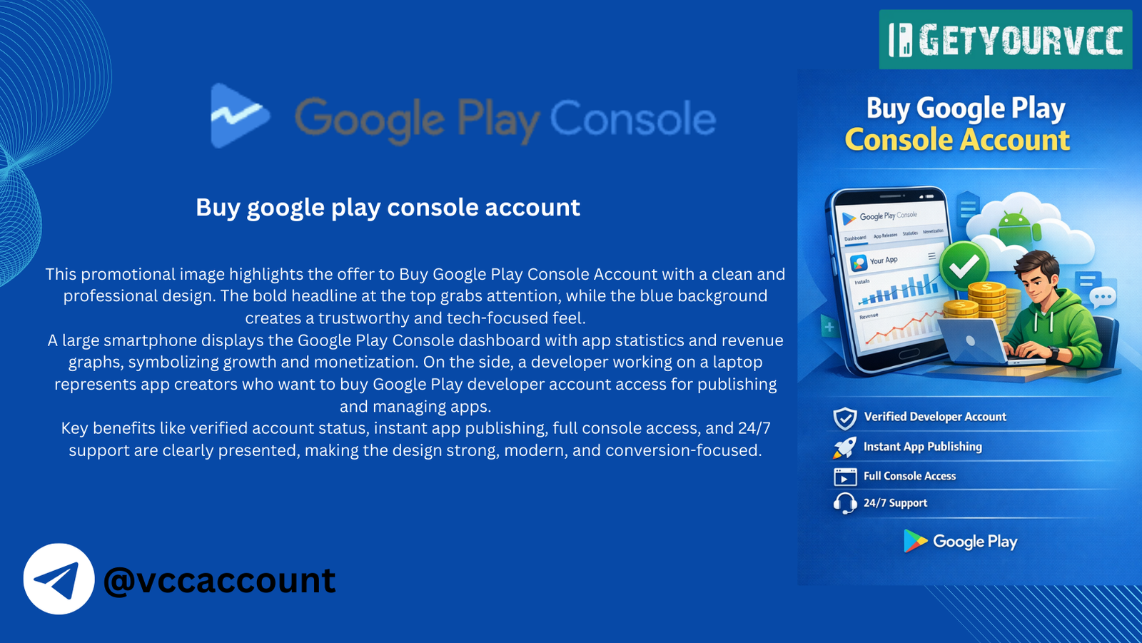 Buy Verified Google Play Developer Accounts