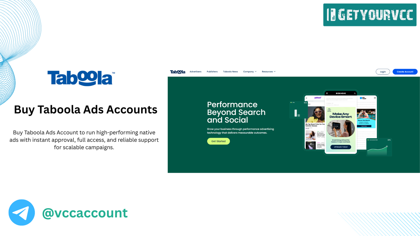 Buy Taboola Ads Accounts