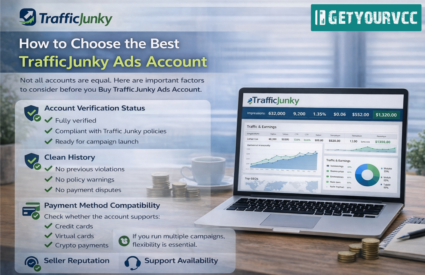 Buy TrafficJunky Ads Account
